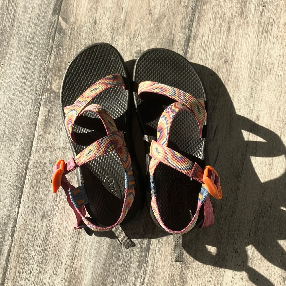 Chaco Orange Sandals Rugged Outdoor Design